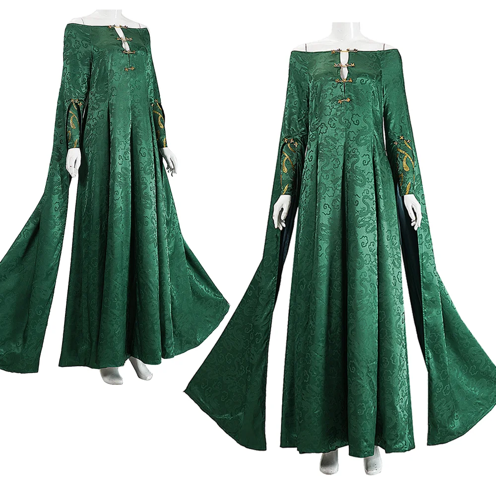 Alicent Hightower Cosplay Dress Women Elegant Medieval Vintage Long Floor Gown Costume Outfit Halloween Carnival Dress Disguise
Alicent Hightower Cosplay Dress Women Elegant Medieval Vintage Long Floor Gown Costume Outfit Halloween Carnival Dress Disguise