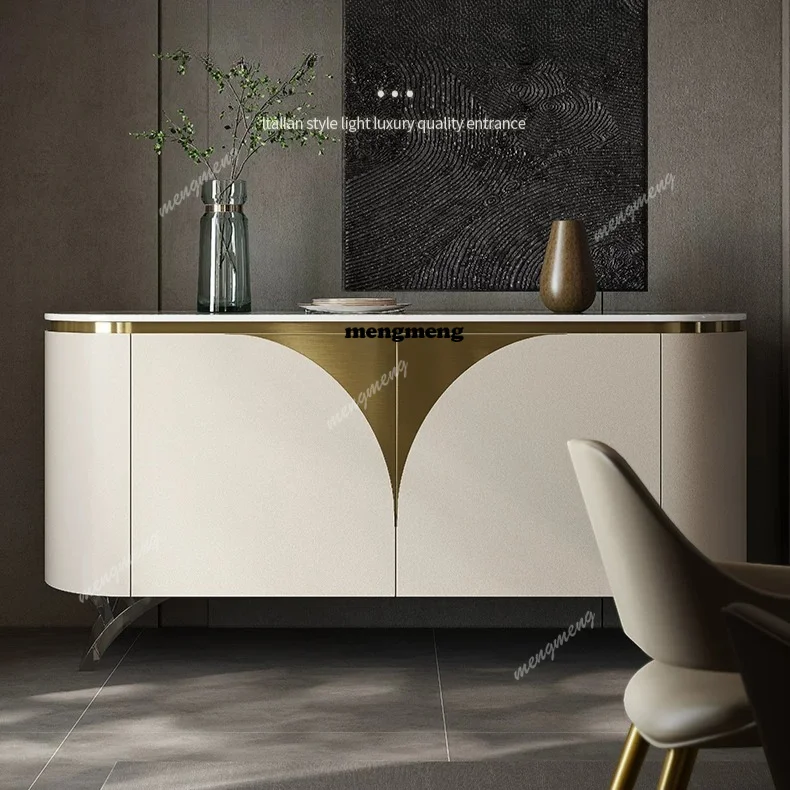 Acrylic dining side cabinet integrated against the wall Solid wood modern simple locker Light luxury high-end rock slab cabinet
Acrylic dining side cabinet integrated against the wall Solid wood modern simple locker Light luxury high-end rock slab cabinet
