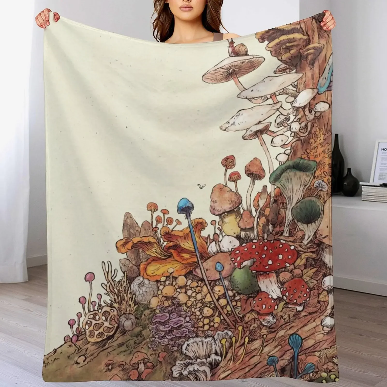 Lots of nice mushrooms Throw Blanket Warm Comfortable Blanket Gift for Parents Friends
Lots of nice mushrooms Throw Blanket Warm Comfortable Blanket Gift for Parents Friends