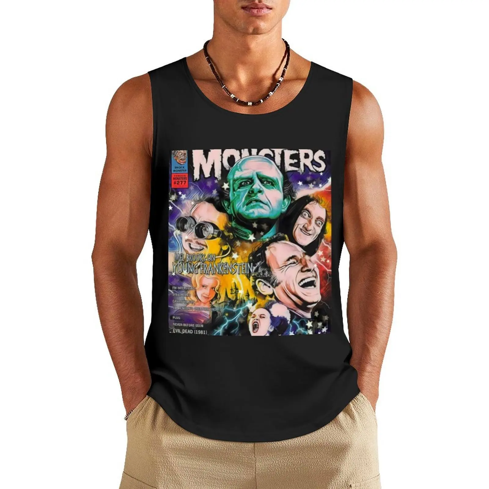 Famous Monsters Young Frankenstein Tank Top Men's singlets Sportswear for men Men's gym t-shirt
Famous Monsters Young Frankenstein Tank Top Men's singlets Sportswear for men Men's gym t-shirt