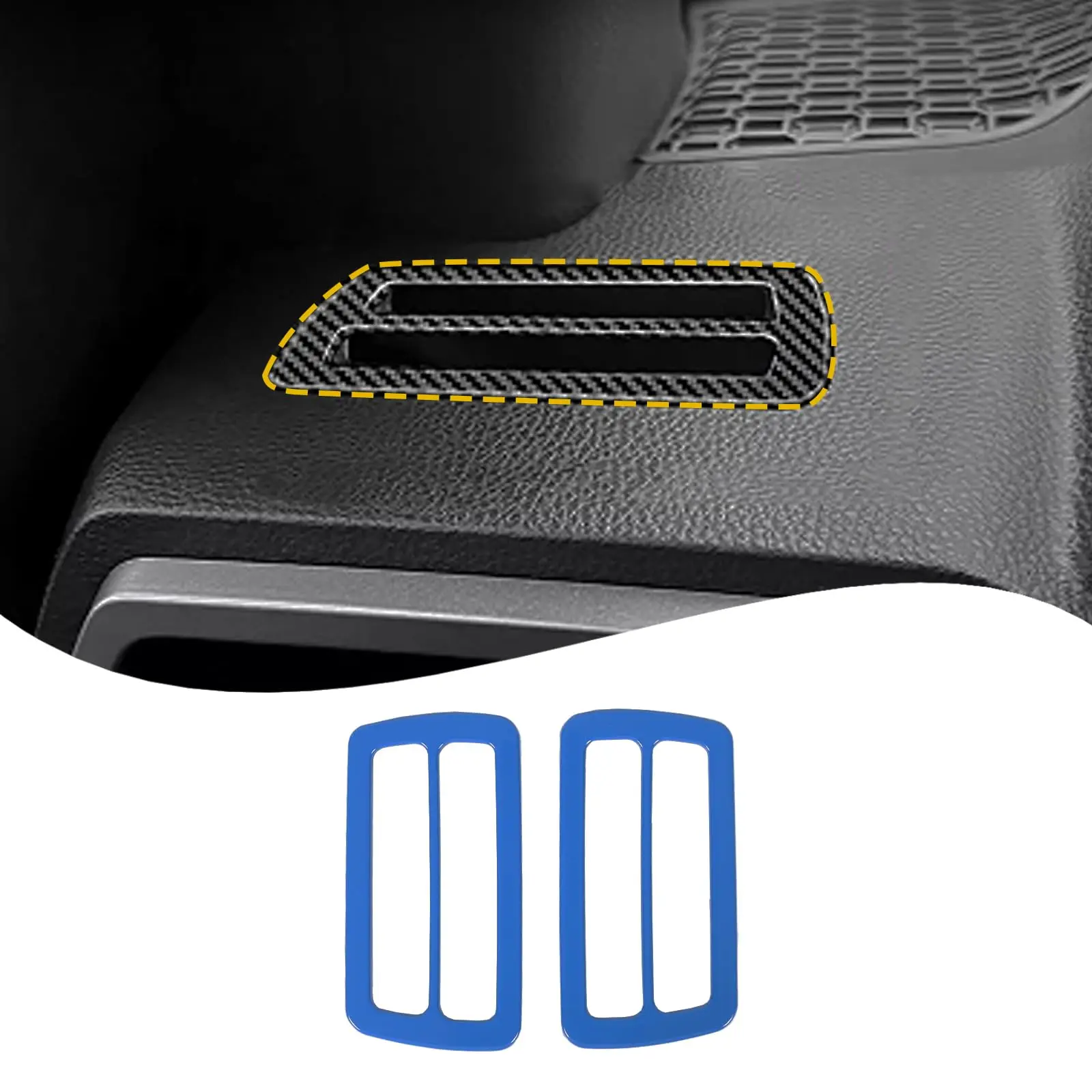 Carbon Fiber Grain ABS Dashboard Air Vent Trim For Toyota Tacoma 2024 2025 Interior Decorative Cover
Carbon Fiber Grain ABS Dashboard Air Vent Trim For Toyota Tacoma 2024 2025 Interior Decorative Cover
