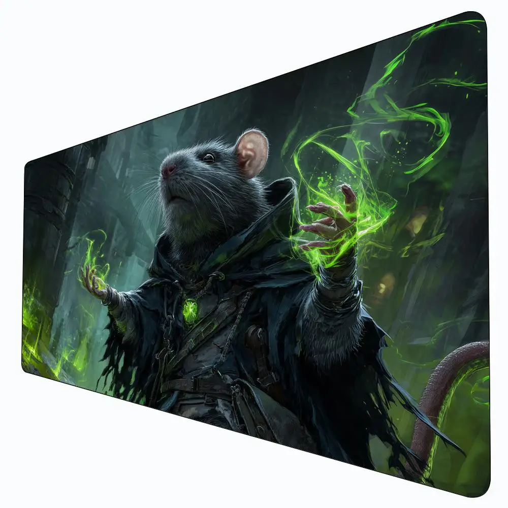Игровой коврик Fantasy Rat Sorcerer MTG для карточных игр, нескользящий, прочный, 35x60 см, для командных игр, коврик для настольных игр TCG
Игровой коврик Fantasy Rat Sorcerer MTG для карточных игр, нескользящий, прочный, 35x60 см, для командных игр, коврик для настольных игр TCG