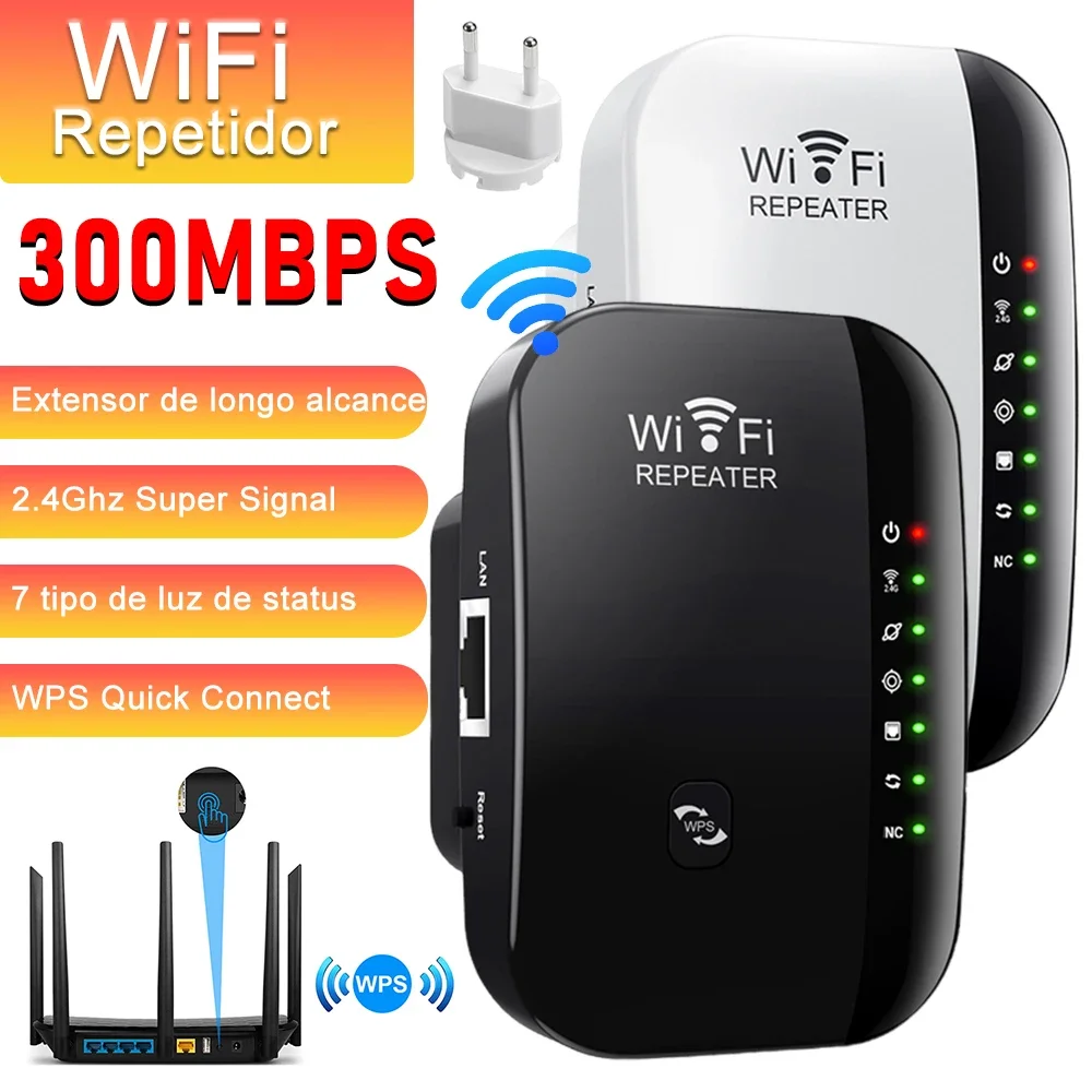 Усилитель Wi-Fi сигнала 300 Мбит/с, беспроводной ретранслятор, расширитель диапазона 802.11N, усилитель сети с увеличенной дальностью действия, Wi-Fi роутер для дома и офиса
Усилитель Wi-Fi сигнала 300 Мбит/с, беспроводной ретранслятор, расширитель диапазона 802.11N, усилитель сети с увеличенной дальностью действия, Wi-Fi роутер для дома и офиса