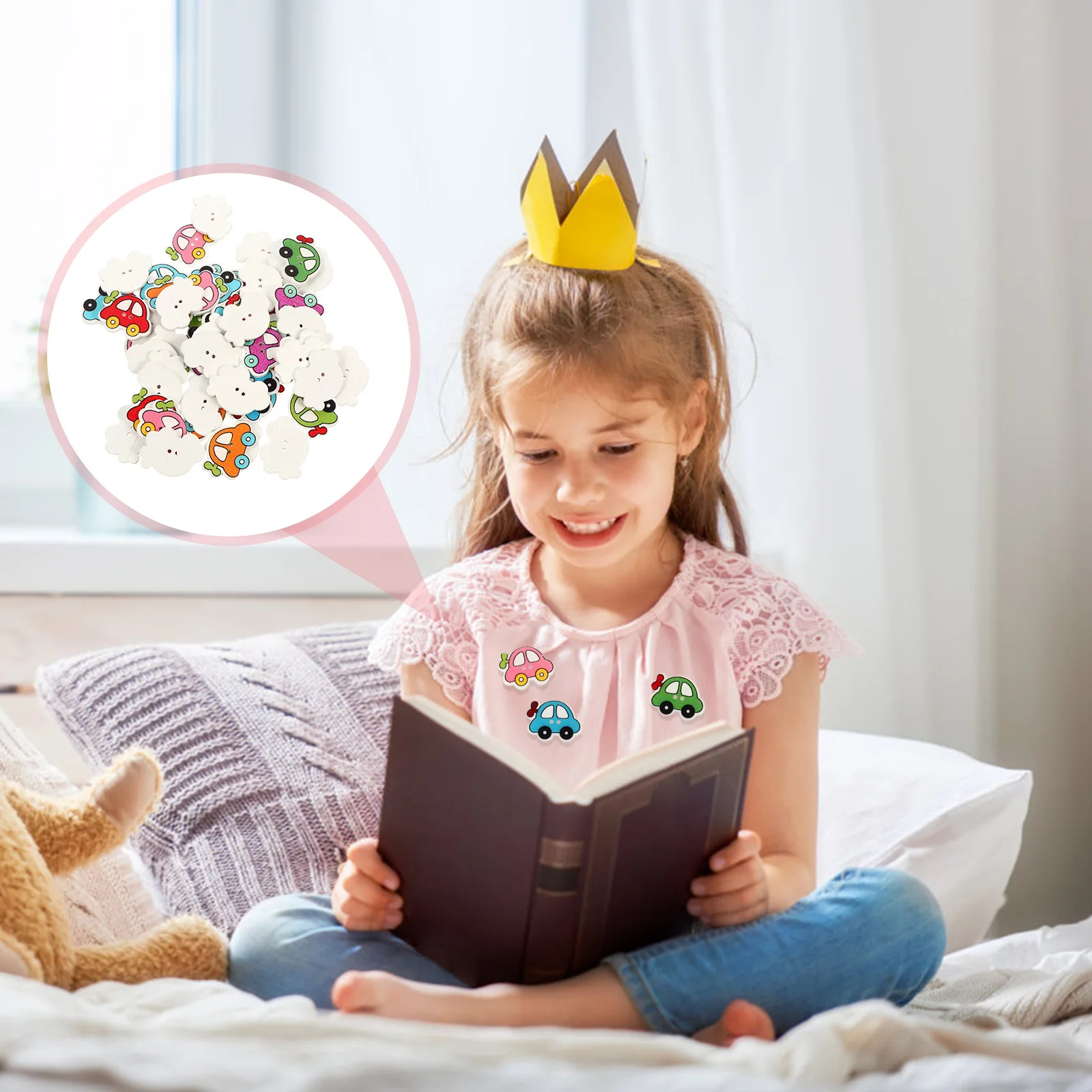 100Pcs Car Shape Wooden Sewing Buttons Small Creative Decorative Fasteners for DIY Craft Scrapbooks Sewing Accessories
100Pcs Car Shape Wooden Sewing Buttons Small Creative Decorative Fasteners for DIY Craft Scrapbooks Sewing Accessories