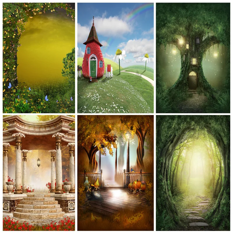 Photorealistic Fabric Dream Forest Castle Fairy Tale Children Photography Backdrops Cartoons Photo Background Studio PropMXF-02
Photorealistic Fabric Dream Forest Castle Fairy Tale Children Photography Backdrops Cartoons Photo Background Studio PropMXF-02