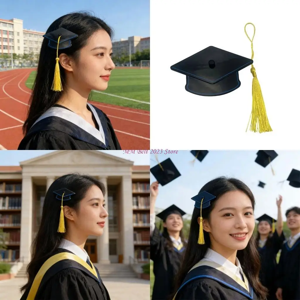 49ME Fun Graduation Themed Hair Accessory With Movable Tassels For Special Event
49ME Fun Graduation Themed Hair Accessory With Movable Tassels For Special Event