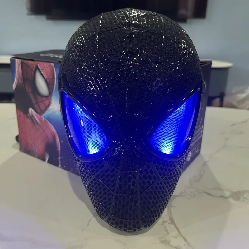 Anime Peripheral The Amazing Spider Man 1 To 1 Black Red Spiderman Electronic Mask With Rc Ring Led Light For Adult Cosplay
Anime Peripheral The Amazing Spider Man 1 To 1 Black Red Spiderman Electronic Mask With Rc Ring Led Light For Adult Cosplay