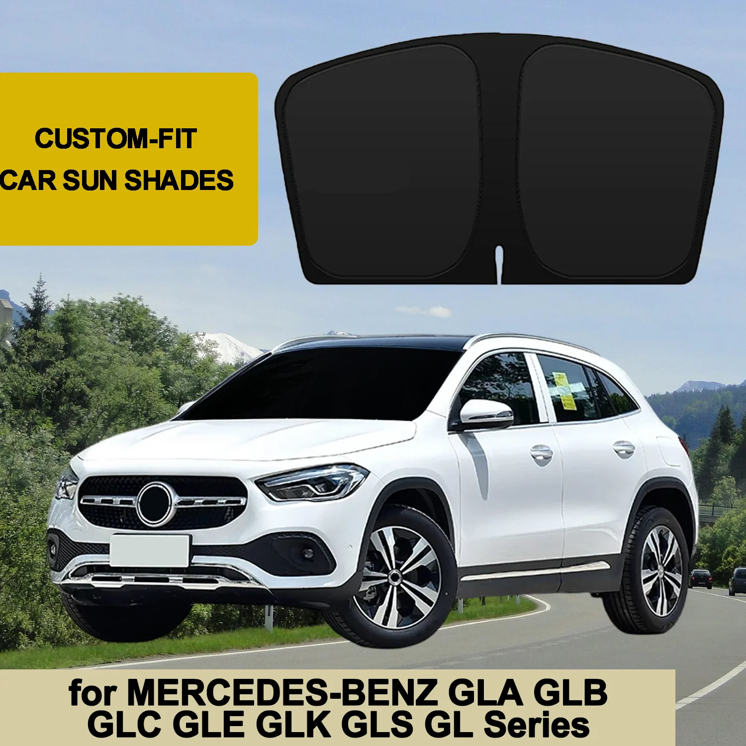 For MERCEDES-BENZ GLA GLB GLC GLE GLK GLS GL 2008-2025 Car Windshield Sun Shade Foldable Reflective Window Shades Car Interior
For MERCEDES-BENZ GLA GLB GLC GLE GLK GLS GL 2008-2025 Car Windshield Sun Shade Foldable Reflective Window Shades Car Interior