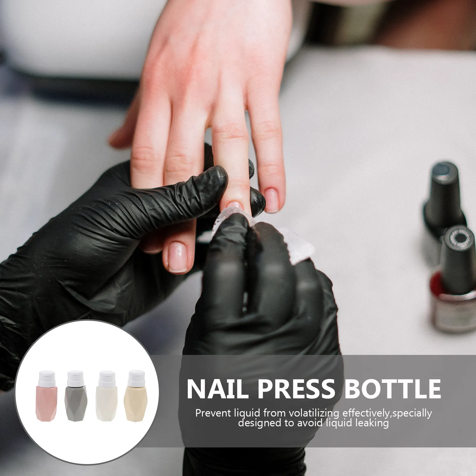 4Pcs Press Empty Bottles Nail Art Polish Remover Cleaning Liquid Dispensers Portable Leakproof Refillable Plastic Storage
4Pcs Press Empty Bottles Nail Art Polish Remover Cleaning Liquid Dispensers Portable Leakproof Refillable Plastic Storage