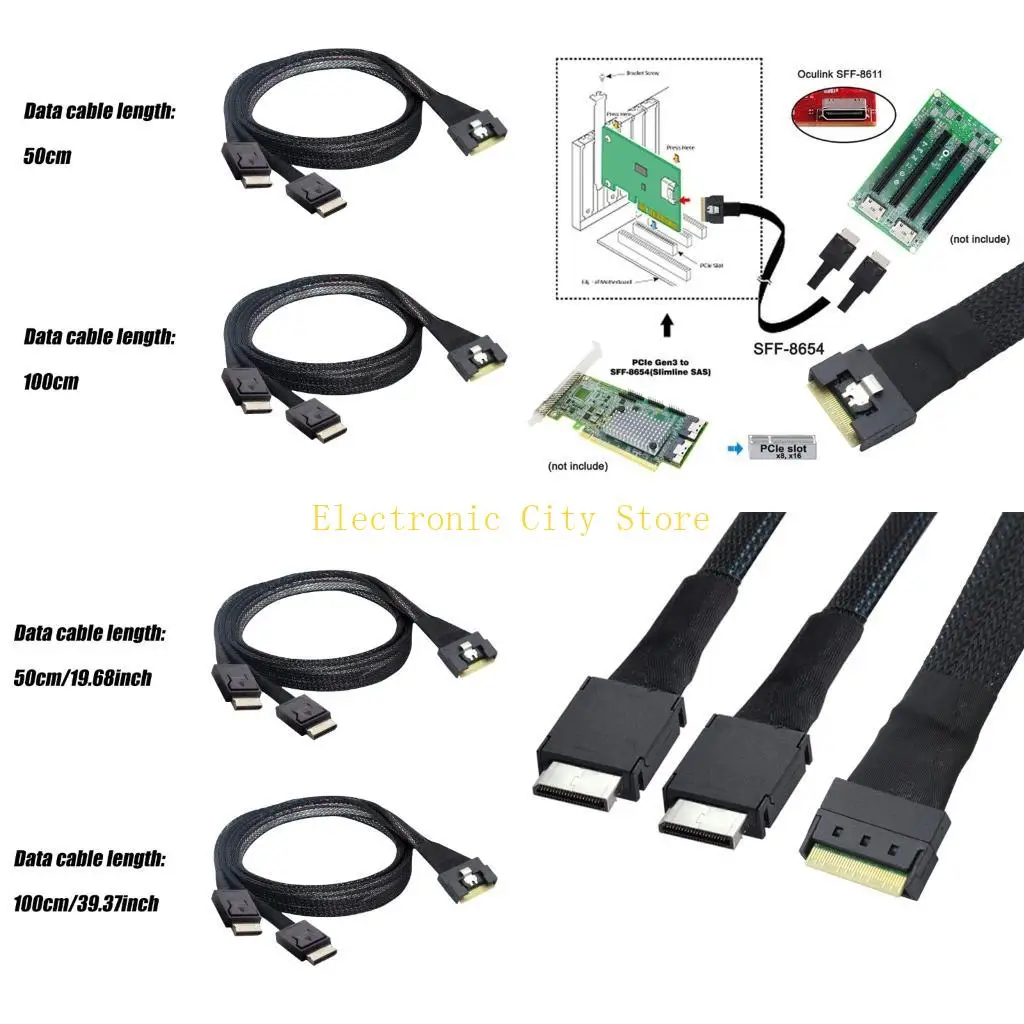 SFF 8654 8i до двойного SFF 8611 4i Splitter Cable Сборка для компьютера Hu8d
SFF 8654 8i до двойного SFF 8611 4i Splitter Cable Сборка для компьютера Hu8d