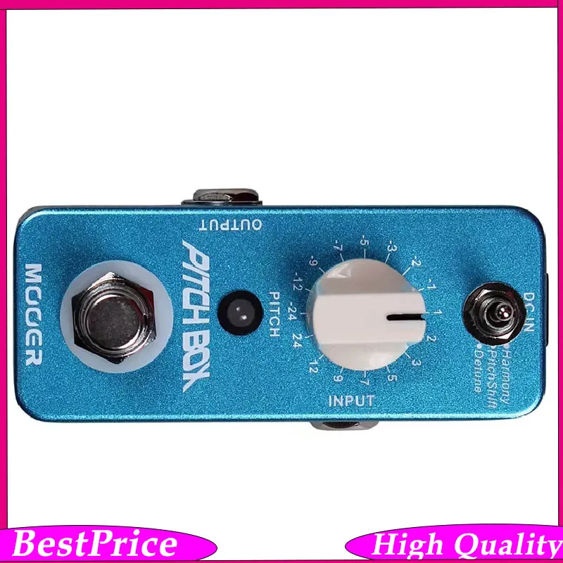 MOOER Pitch Box Guitar Effects Pedal Transpose 3 Effect Modes Harmony Pitch Shift Detune Full Metal Shell Pedal True Bypass
MOOER Pitch Box Guitar Effects Pedal Transpose 3 Effect Modes Harmony Pitch Shift Detune Full Metal Shell Pedal True Bypass