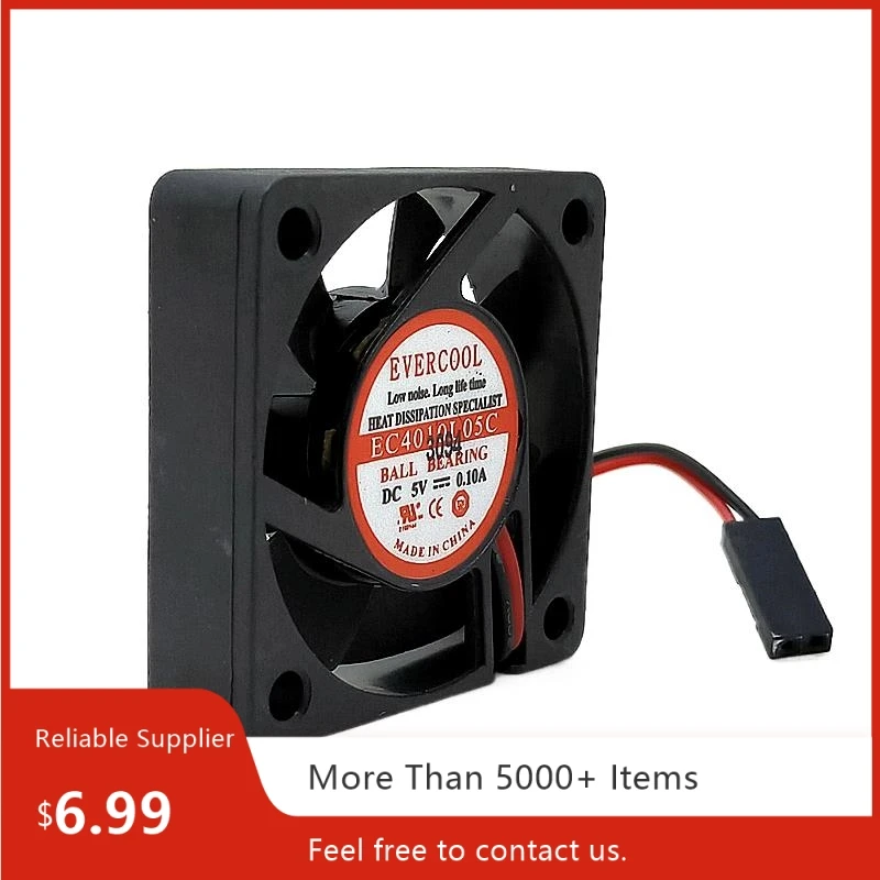 for EVERCOOL 40mm Cooling Fan, 5V, EC4010L05C. Micro Fan for Routers, Set-Top Boxes, and Compact Electronics.
for EVERCOOL 40mm Cooling Fan, 5V, EC4010L05C. Micro Fan for Routers, Set-Top Boxes, and Compact Electronics.