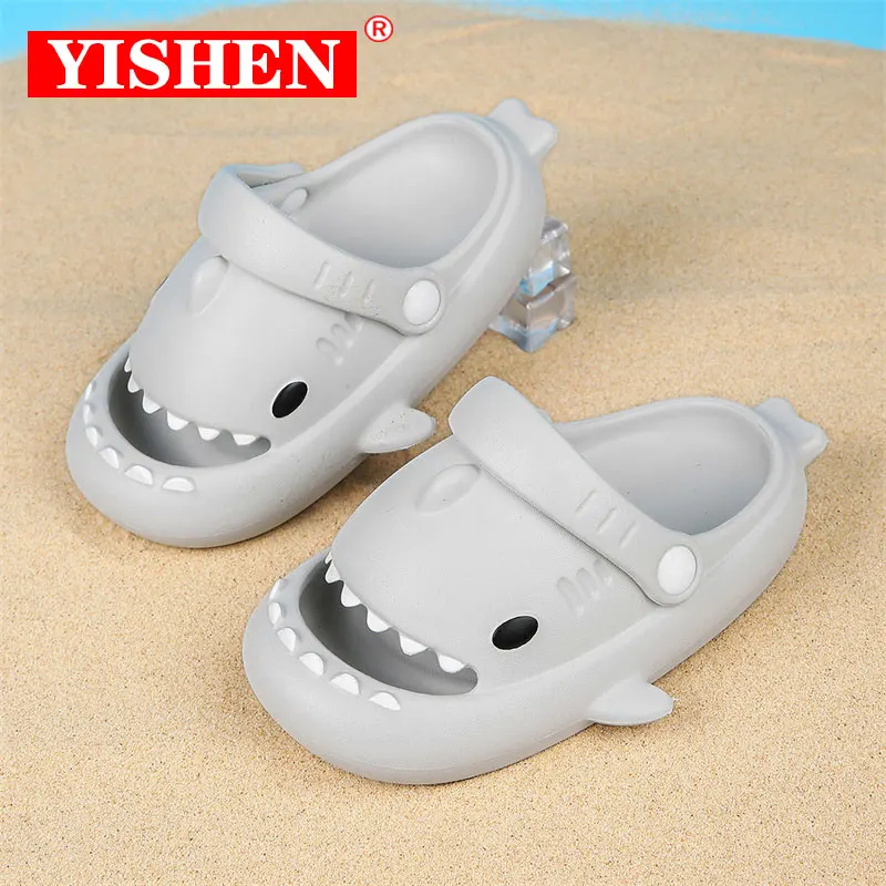 YISHEN Kids Shoes Summer Shark Slippers Cute Slippers For Children Solid Indoor Non-Slip Casual Slides Zapatos Para Tiburones
YISHEN Kids Shoes Summer Shark Slippers Cute Slippers For Children Solid Indoor Non-Slip Casual Slides Zapatos Para Tiburones
