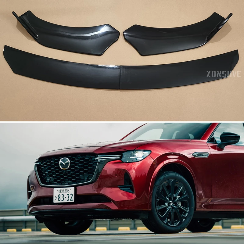 For Mazda CX-60 2022--2024 Year Front Bumper Lip Splitter Spoiler Body Kit Accessories Universal 4pcs
For Mazda CX-60 2022--2024 Year Front Bumper Lip Splitter Spoiler Body Kit Accessories Universal 4pcs