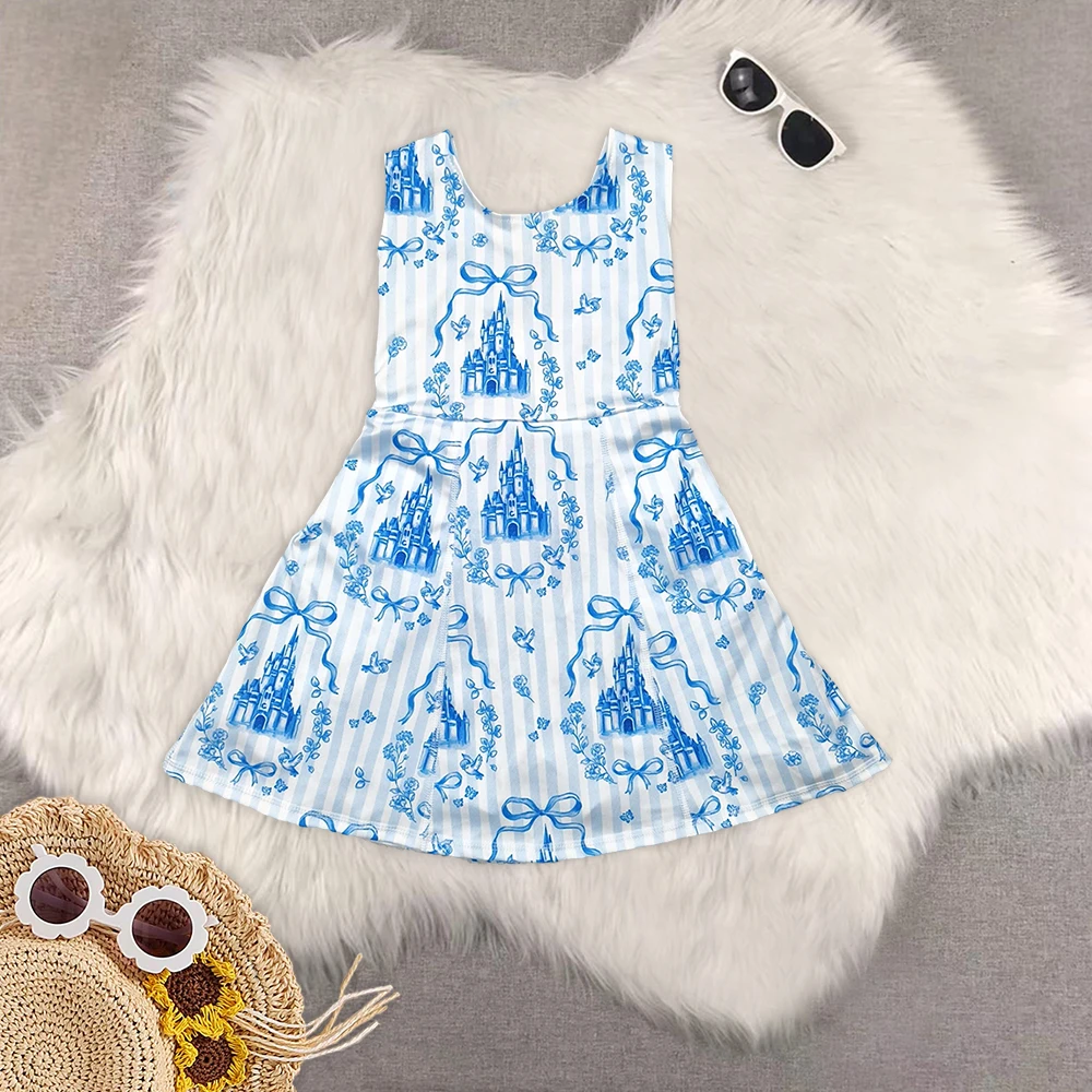 8.28 Летние платья для маленьких девочек, синие замки для йоги, платья длиной до колена для маленьких девочек
8.28 Летние платья для маленьких девочек, синие замки для йоги, платья длиной до колена для маленьких девочек