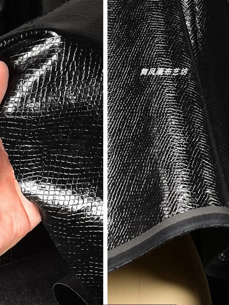 Snake Patterned Leather Fabric for Shiny Clothing Luggage Designer Cloth Diy Sewing By Meter Material
Snake Patterned Leather Fabric for Shiny Clothing Luggage Designer Cloth Diy Sewing By Meter Material
