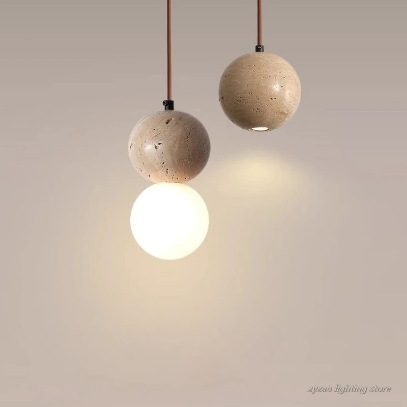 Round Ball Yellow Cave Stone Pendant Light Study Corridor Living Room Dining Bar Glass Ball Decor Atmosphere Light Spotlight
Round Ball Yellow Cave Stone Pendant Light Study Corridor Living Room Dining Bar Glass Ball Decor Atmosphere Light Spotlight