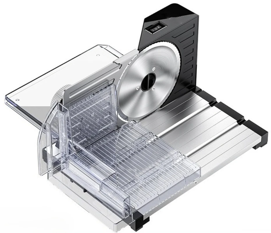 Бытовая электрическая слайсер, бесшумная слайсер из нержавеющей стали для замороженного мяса, коммерческая 220 В/110 В
Бытовая электрическая слайсер, бесшумная слайсер из нержавеющей стали для замороженного мяса, коммерческая 220 В/110 В