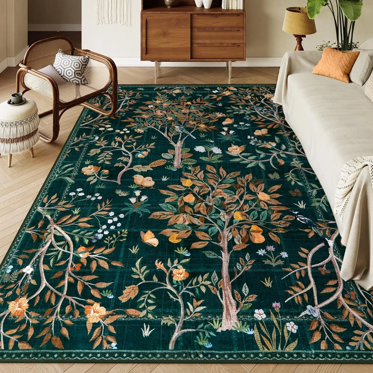 Green Living Room Carpet Forest Tree Carpets Yellow Leaves Thanksgiving Rug Home Decoration Rugs for Bedroom Bedside Floor Mat
Green Living Room Carpet Forest Tree Carpets Yellow Leaves Thanksgiving Rug Home Decoration Rugs for Bedroom Bedside Floor Mat