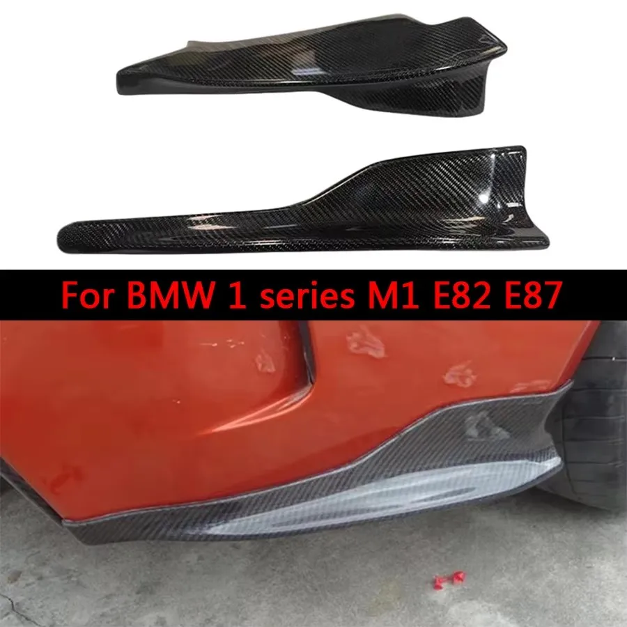 For BMW 1 series M1 E82 E87 Carbon Fiber wrap angle Car Rear Bumper Splitter Corner Trim Cover Rear Chin Car Accessories
For BMW 1 series M1 E82 E87 Carbon Fiber wrap angle Car Rear Bumper Splitter Corner Trim Cover Rear Chin Car Accessories
