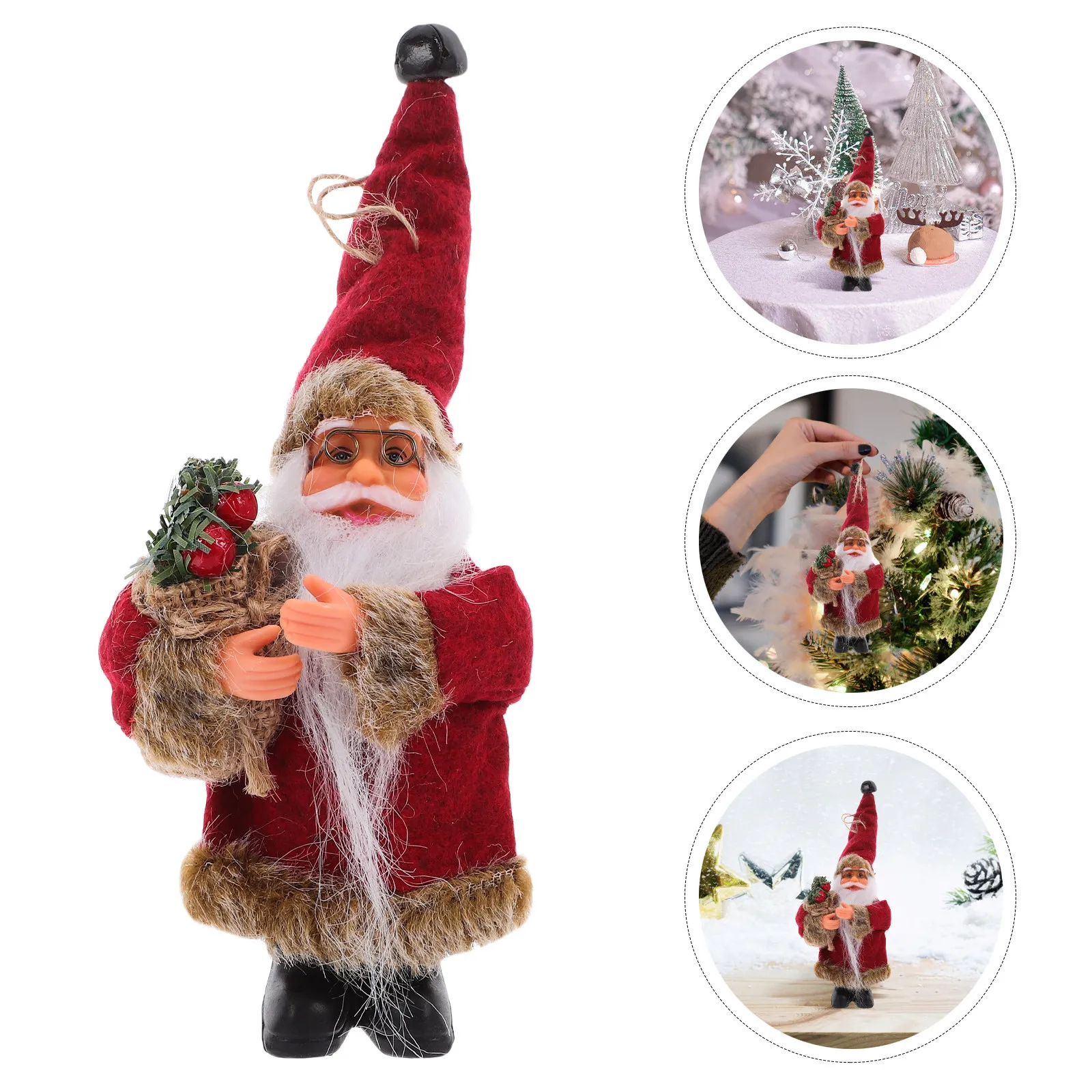Santa Claus Standing Decoration Christmas Tree Hanging Ornament Xmas Shelf Pendant Holiday Table Display Christmas Home Party
Santa Claus Standing Decoration Christmas Tree Hanging Ornament Xmas Shelf Pendant Holiday Table Display Christmas Home Party