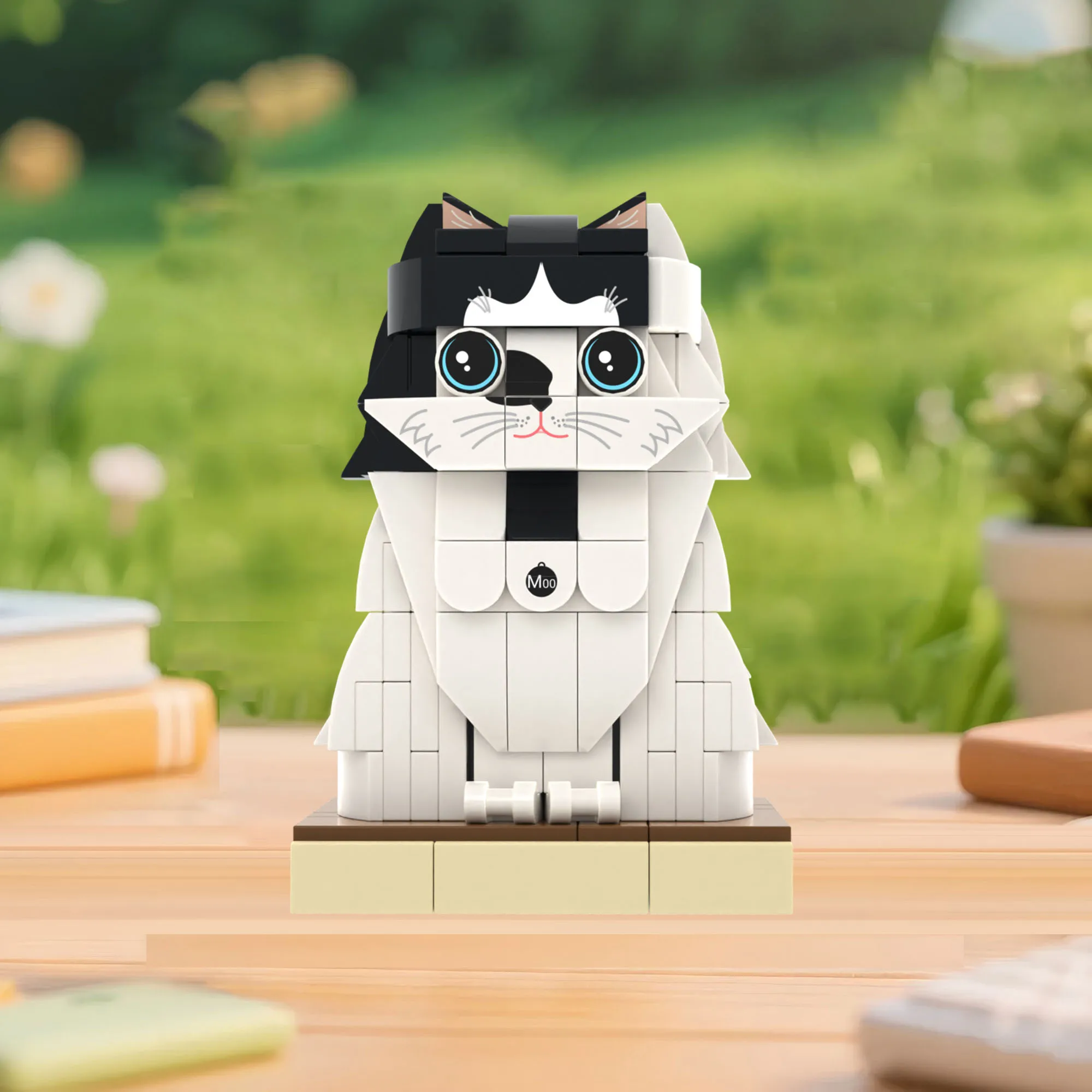 Customized Gift for Pet Owners My Custom Brickfigures Building Blocks Personalized Brick Figure with Pet Cat Photo Stand
Customized Gift for Pet Owners My Custom Brickfigures Building Blocks Personalized Brick Figure with Pet Cat Photo Stand