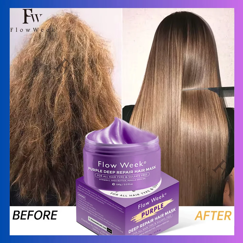 FlowWeek Hair Mask Keratin Toughening Repair Hair Mask Care Improves Dry and Rough Hair Care Moisturizes and Smoothens Hair Mask
FlowWeek Hair Mask Keratin Toughening Repair Hair Mask Care Improves Dry and Rough Hair Care Moisturizes and Smoothens Hair Mask