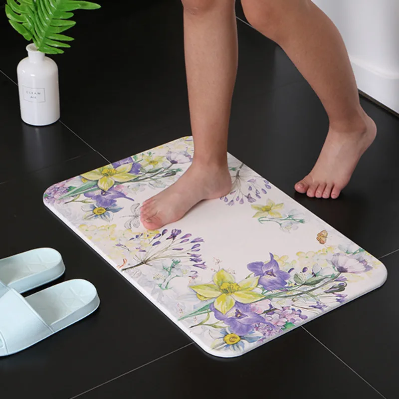 Quick Drying Diatomaceous Earth Mat Water Absorbent Bathroom Floor Mat Non Slip Door Rug Hard Bath Foot Pad Shower Carpet
Quick Drying Diatomaceous Earth Mat Water Absorbent Bathroom Floor Mat Non Slip Door Rug Hard Bath Foot Pad Shower Carpet