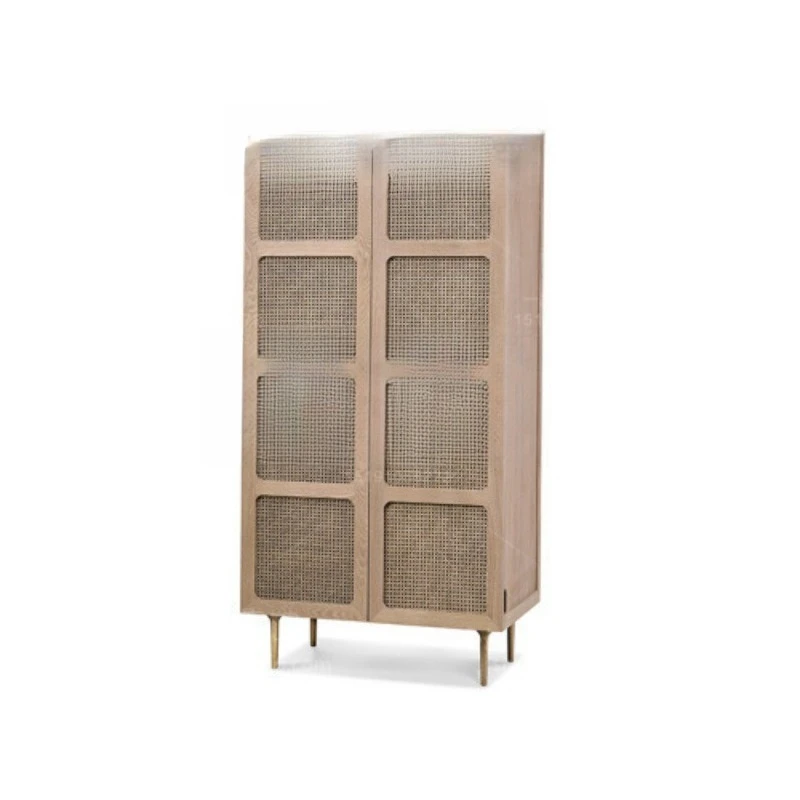 Nordic simple rattan wardrobe, American creativity, postmodern log color storage, Teng surface solid wood locker
Nordic simple rattan wardrobe, American creativity, postmodern log color storage, Teng surface solid wood locker