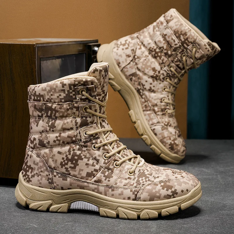 New Winter Plush Thick Men's Cotton Shoes with British Style Warm Men's Snow Boots Outdoor Mountaineering and Hiking Men's Shoes
New Winter Plush Thick Men's Cotton Shoes with British Style Warm Men's Snow Boots Outdoor Mountaineering and Hiking Men's Shoes