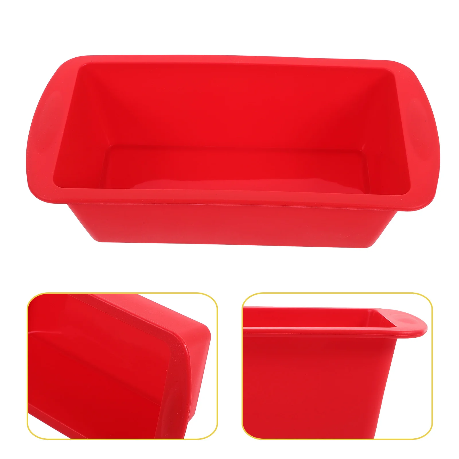 Silicone Bread Mold Red Loaf Pan Home Baking Tool Non Stick Cake Mold Toast Bake Tray Fast Thermal Conductivity for Making
Silicone Bread Mold Red Loaf Pan Home Baking Tool Non Stick Cake Mold Toast Bake Tray Fast Thermal Conductivity for Making