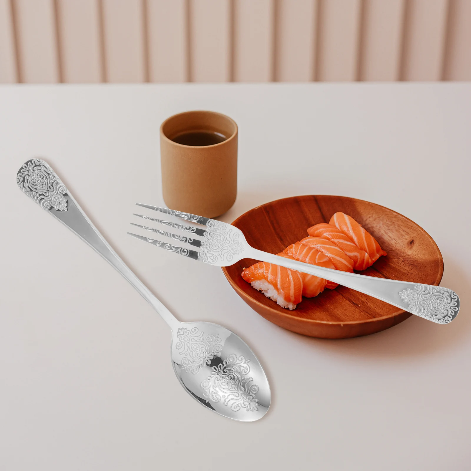 Stainless Steel Set Spoon Fork Knife Silverware Matte Steak Tableware Dinnerware Steak Tableware
Stainless Steel Set Spoon Fork Knife Silverware Matte Steak Tableware Dinnerware Steak Tableware