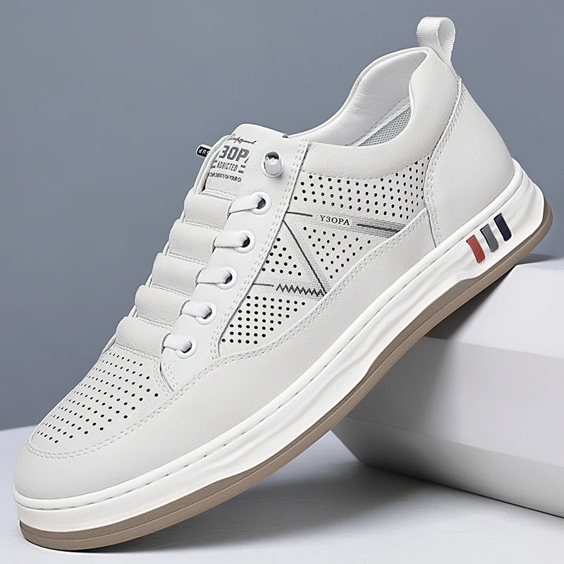Fashion Brand Men's Comfortable Anti Slip Casual Outdoor Board Shoes High Quality Men's Breathable Hollow Casual White Shoes
Fashion Brand Men's Comfortable Anti Slip Casual Outdoor Board Shoes High Quality Men's Breathable Hollow Casual White Shoes
