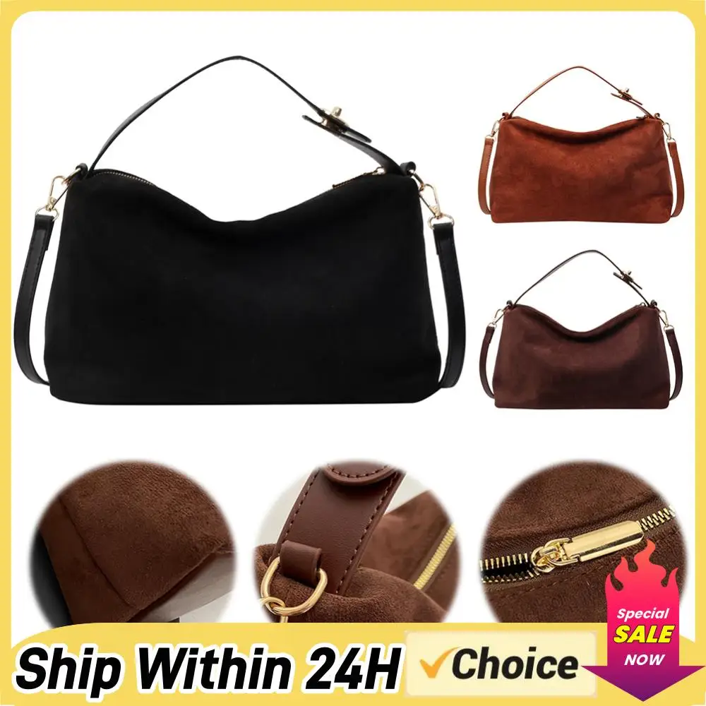 Women Suede Shoulder Bag Adjustable Strap Hobo Purse With Inner Pocket Satchel Purse Clutch Purse for Work Travel
Women Suede Shoulder Bag Adjustable Strap Hobo Purse With Inner Pocket Satchel Purse Clutch Purse for Work Travel