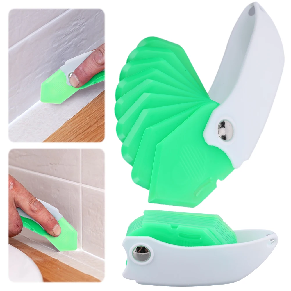 9 In 1 Spatula Caulking Tool Multipurpose Silicone Caulking Tool Silicone Seam Tool Portable Grout Remover for Tile Window Grout
9 In 1 Spatula Caulking Tool Multipurpose Silicone Caulking Tool Silicone Seam Tool Portable Grout Remover for Tile Window Grout