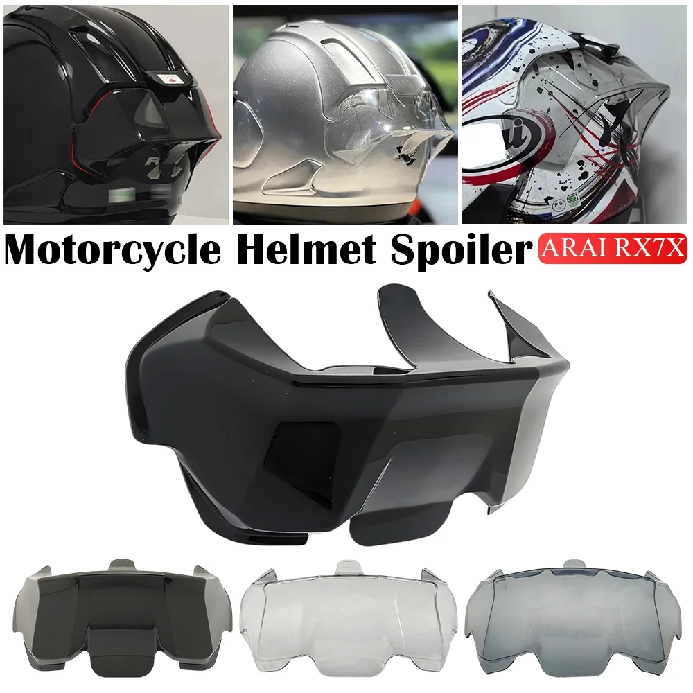 Motorcycle Helmet Aerodynamic Rear Spoiler Wind Resistance Reduction Deflector Dirt Proof Helmet Accessories For ARAI RX7X
Motorcycle Helmet Aerodynamic Rear Spoiler Wind Resistance Reduction Deflector Dirt Proof Helmet Accessories For ARAI RX7X