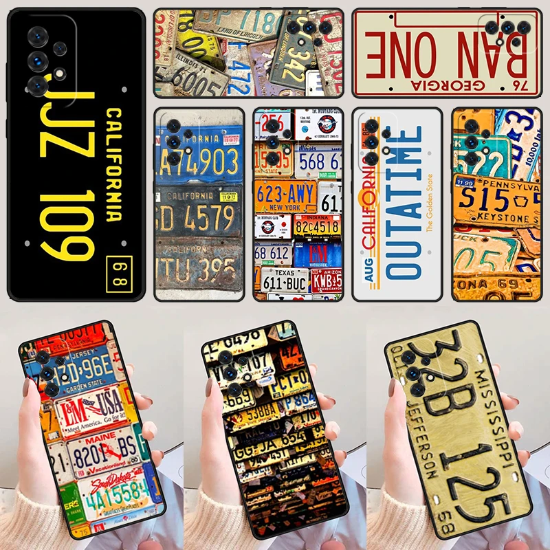 Retro Funny License Plate For Samsung A52 A72 A73 A20e A21S A50 A70 A11 A12 A42 A31 A40 A51 A71 A32 A80 A91 Phone Case Cover
Retro Funny License Plate For Samsung A52 A72 A73 A20e A21S A50 A70 A11 A12 A42 A31 A40 A51 A71 A32 A80 A91 Phone Case Cover