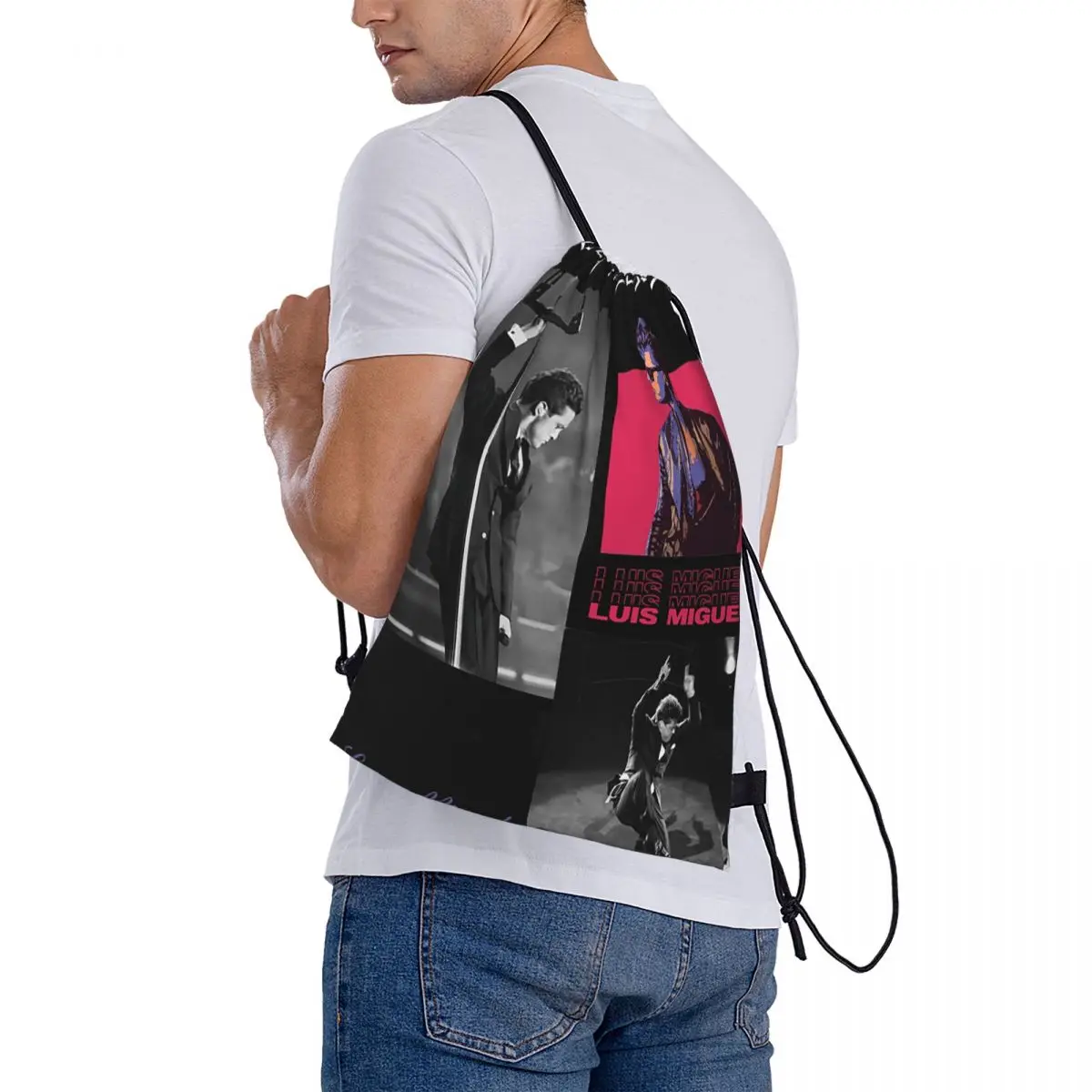 Luis Miguel Singer Backpacks Multi-function Drawstring Bags Sports Bag Book Bags for Man Woman Students
Luis Miguel Singer Backpacks Multi-function Drawstring Bags Sports Bag Book Bags for Man Woman Students
