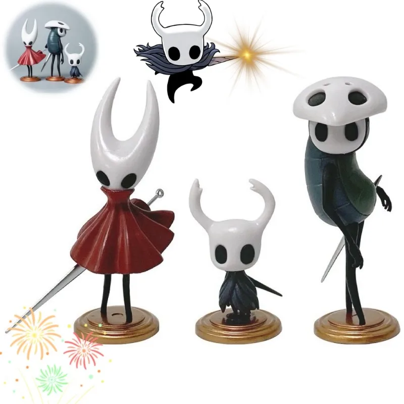 Hollow Knight Figure Set The Knight Hornet Quirrel PVC Model Doll Desktop Decoration Game Peripheral Collectible Gift for Fans
Hollow Knight Figure Set The Knight Hornet Quirrel PVC Model Doll Desktop Decoration Game Peripheral Collectible Gift for Fans