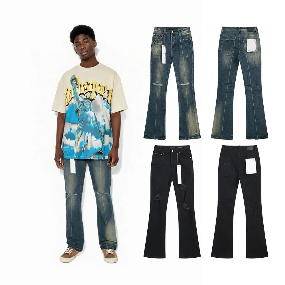 Y2K Men Clothing Street Wear Fashion Baggy Pants Ripped Jeans Vintage Retro Blue Denim Pants Man Casual Street Style Flare Jeans
Y2K Men Clothing Street Wear Fashion Baggy Pants Ripped Jeans Vintage Retro Blue Denim Pants Man Casual Street Style Flare Jeans
