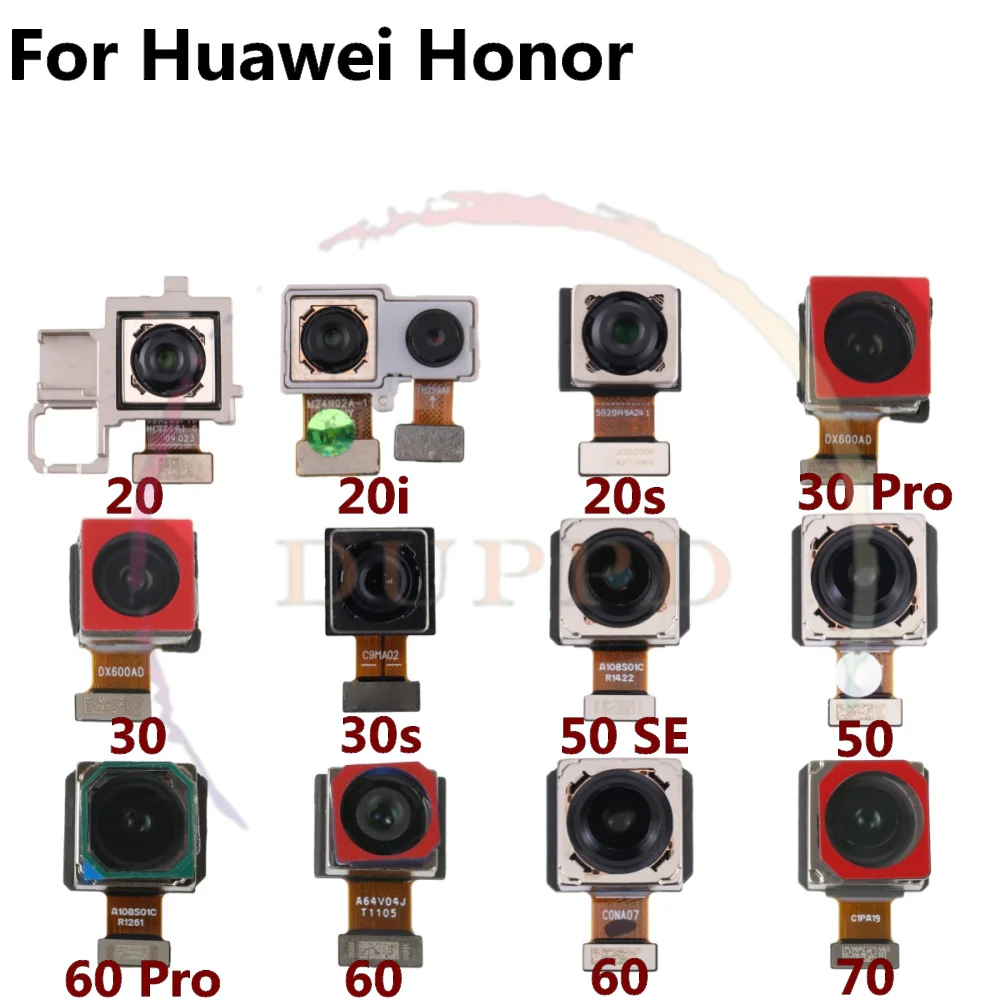 Задняя камера для Huawei Honor 70 20 20i 20s 30 30s 50 60 SE Pro, модуль задней основной камеры, гибкий кабель 
Задняя камера для Huawei Honor 70 20 20i 20s 30 30s 50 60 SE Pro, модуль задней основной камеры, гибкий кабель
