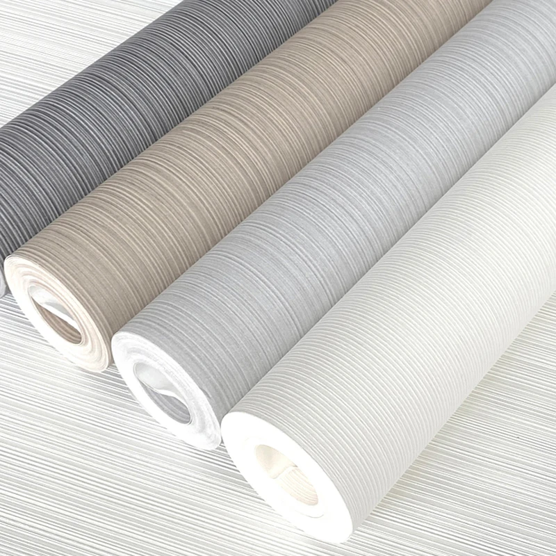 Cheap Classic Solid Color Design Wallpaper Wholesale Home Decor Minimalist Striped Wallpaper Roll
Cheap Classic Solid Color Design Wallpaper Wholesale Home Decor Minimalist Striped Wallpaper Roll