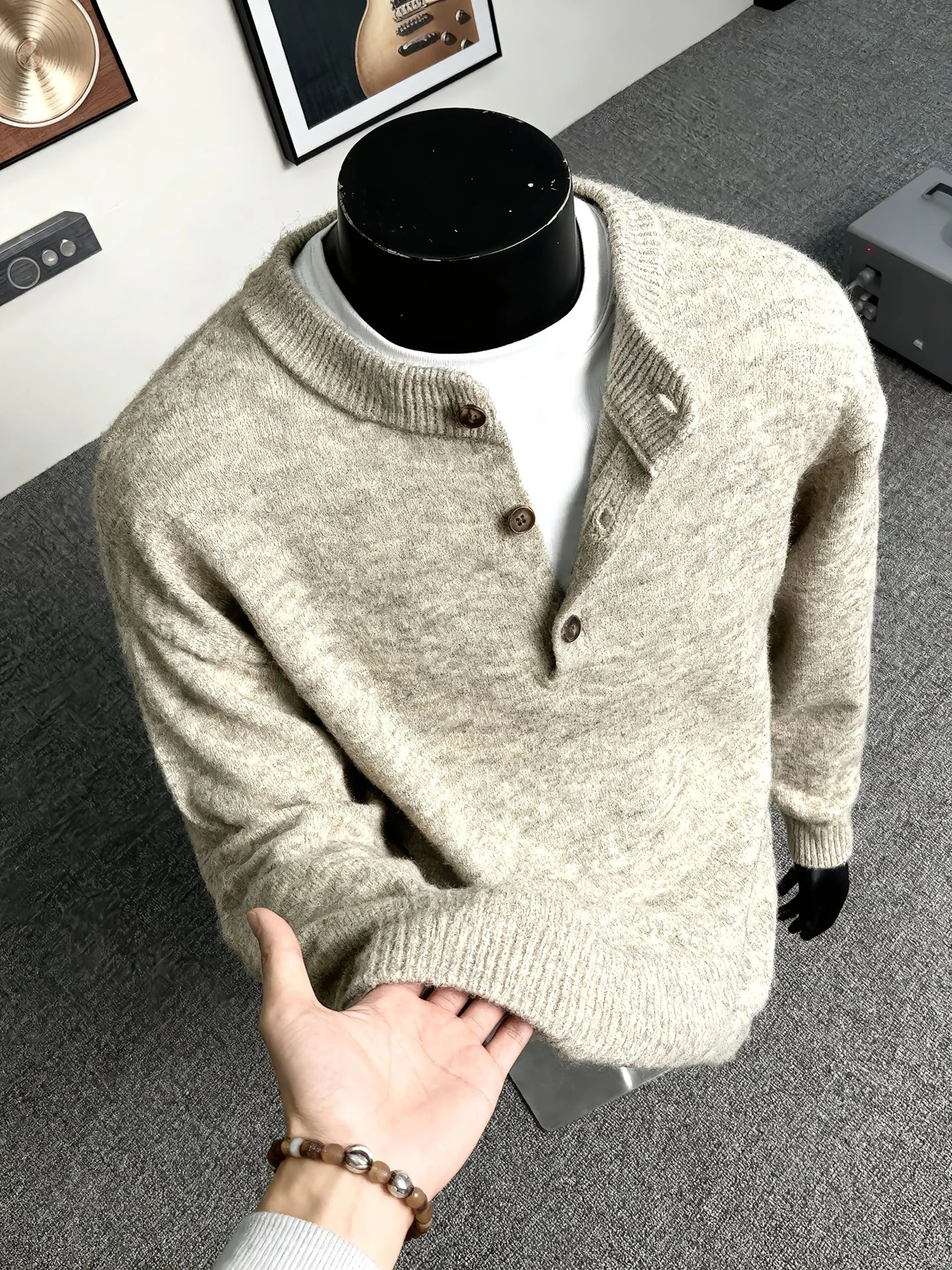 Мужской вязаный свитер Cleanfit Henry Collar, осенне-зимний, в стиле ленивого американского ретро, с длинным рукавом, базовый, повседневный
Мужской вязаный свитер Cleanfit Henry Collar, осенне-зимний, в стиле ленивого американского ретро, с длинным рукавом, базовый, повседневный