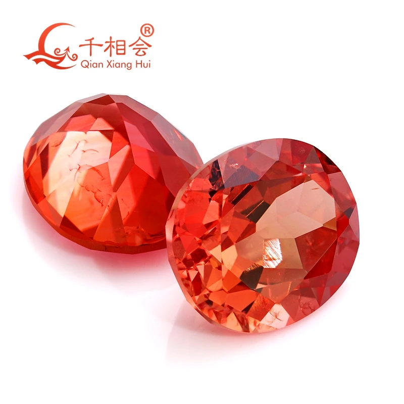 Oval Padmaraga more red orange color Padparadscha lab grown Sapphire Natural Cut with Minor Cracks Inclusions Corundum Gem Stone
Oval Padmaraga more red orange color Padparadscha lab grown Sapphire Natural Cut with Minor Cracks Inclusions Corundum Gem Stone