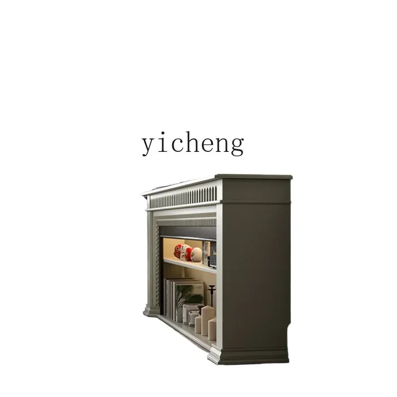 Fireplace TV Cabinet Integrated New Style White Living Room Decoration Floor Entrance Cabinet
Fireplace TV Cabinet Integrated New Style White Living Room Decoration Floor Entrance Cabinet