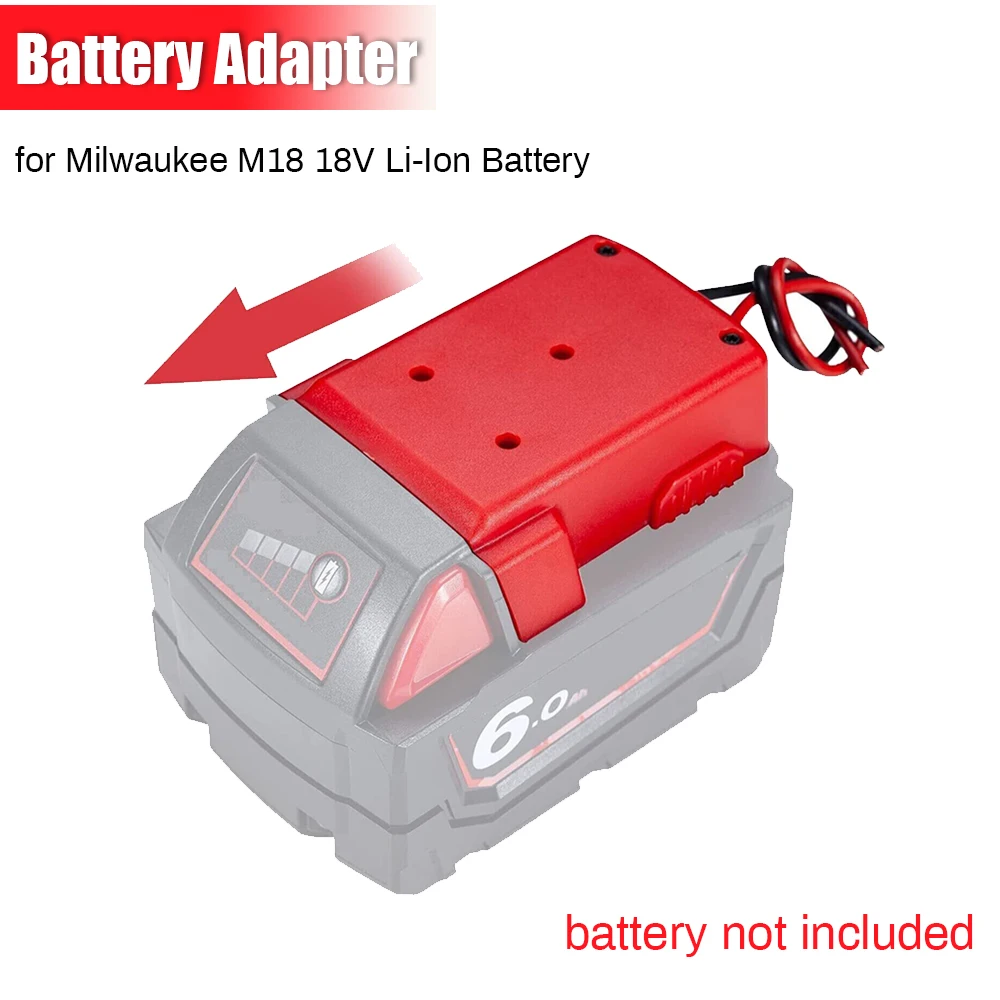 Newest Battery Adapter for Milwaukee M18 XC18 18V Li-Ion Battery DIY Power Tool Battery Converter 14 Awg Wires Connector hotsell
Newest Battery Adapter for Milwaukee M18 XC18 18V Li-Ion Battery DIY Power Tool Battery Converter 14 Awg Wires Connector hotsell