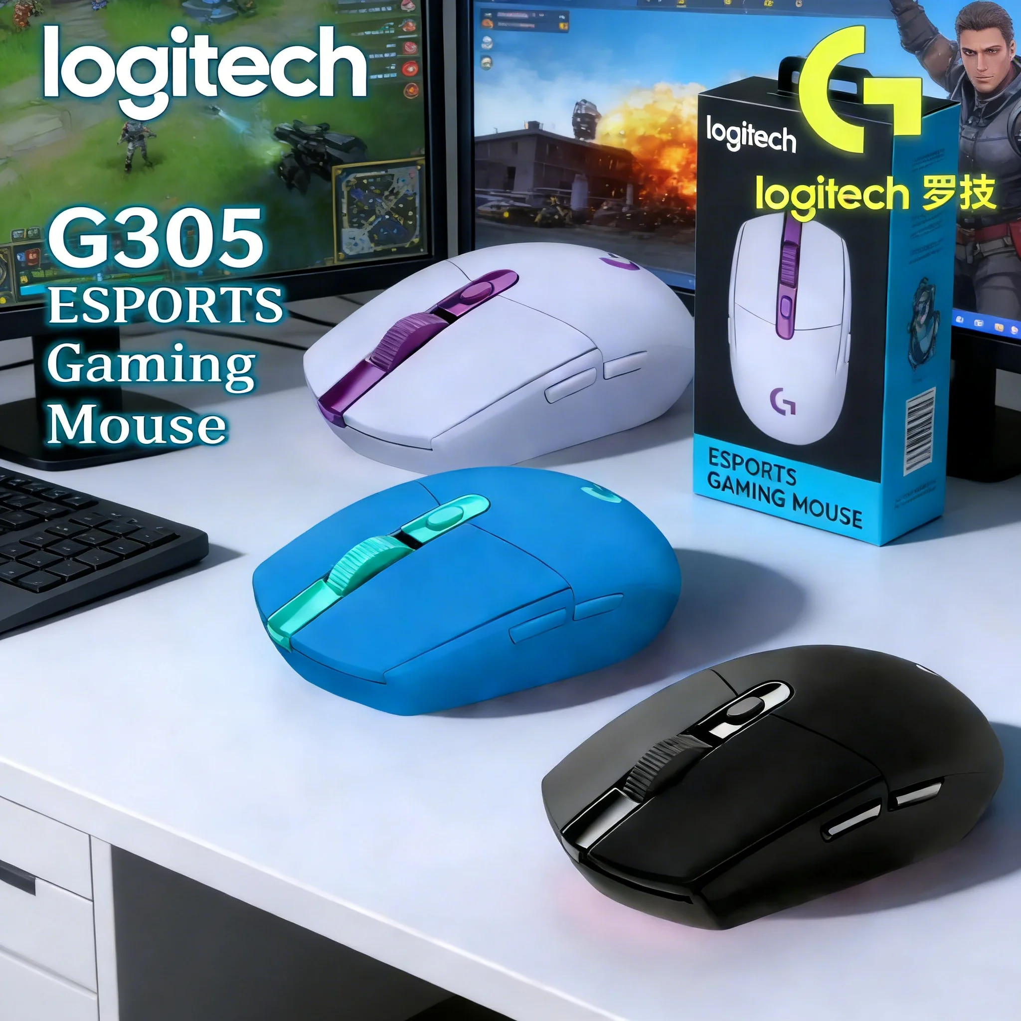 Беспроводная мышь Logitech G305 LIGHTSPEED, сенсор HERO 12000 DPI, 6 программируемых кнопок, 250 часов автономной работы, для ПК, Mac, геймеров
Беспроводная мышь Logitech G305 LIGHTSPEED, сенсор HERO 12000 DPI, 6 программируемых кнопок, 250 часов автономной работы, для ПК, Mac, геймеров