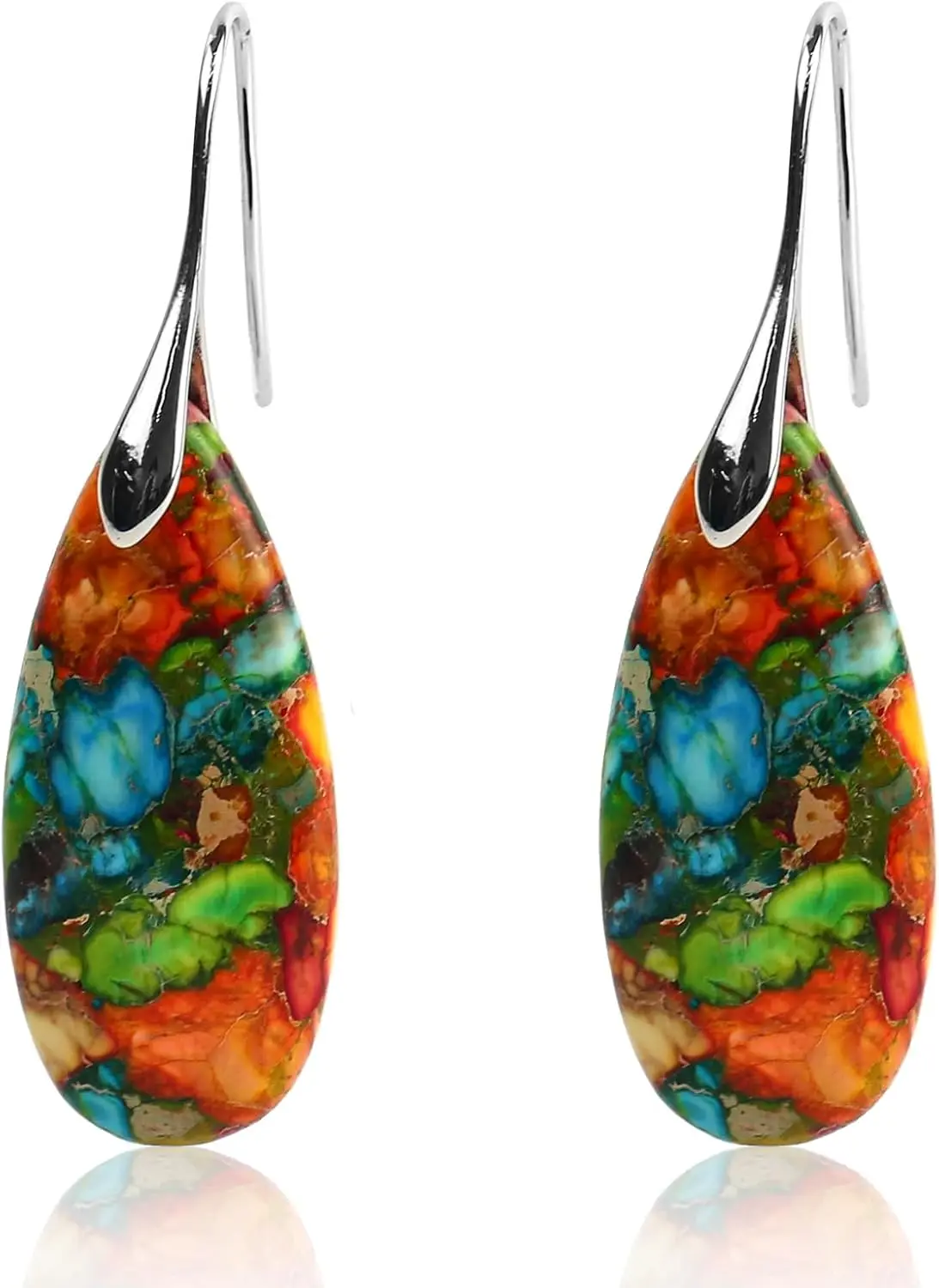 Red Stone Fishhoop Earrings, Dangle Drop for Women, Eye-Catching Novelty Jewelry
Red Stone Fishhoop Earrings, Dangle Drop for Women, Eye-Catching Novelty Jewelry