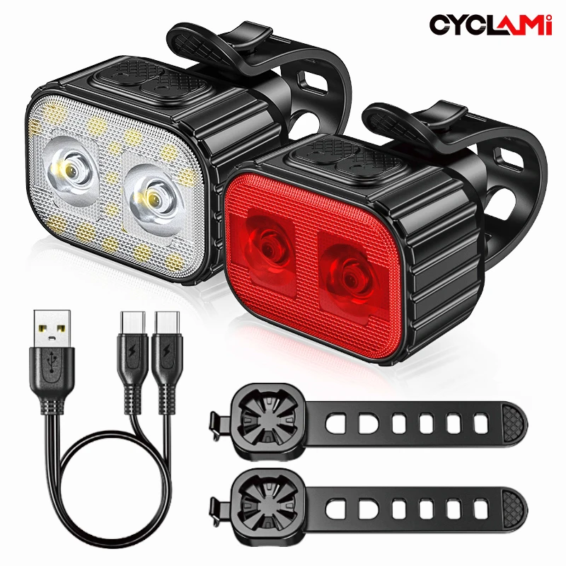 Bike Light Q4 LED Bicycle Front Rear lights USB Charge Headlight Cycling Tail light MTB Road Cycling Lamps
Bike Light Q4 LED Bicycle Front Rear lights USB Charge Headlight Cycling Tail light MTB Road Cycling Lamps