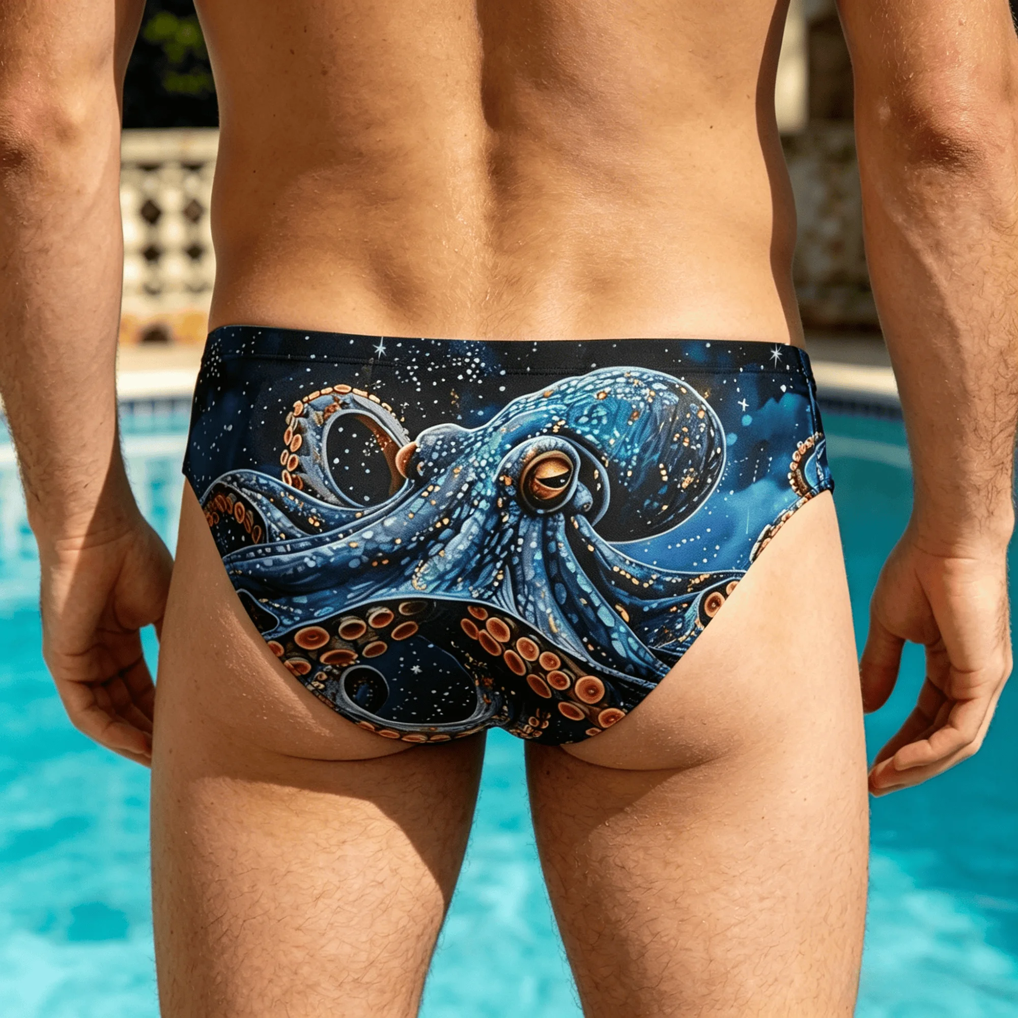 Fantasy Octopus Swim Trunks Slim Fit Durable Drawstring Triangle Swim Trunks Water Parks Island Sunbathing Men's Vacations Gift
Fantasy Octopus Swim Trunks Slim Fit Durable Drawstring Triangle Swim Trunks Water Parks Island Sunbathing Men's Vacations Gift
